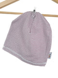 Beanie Streifen mauve