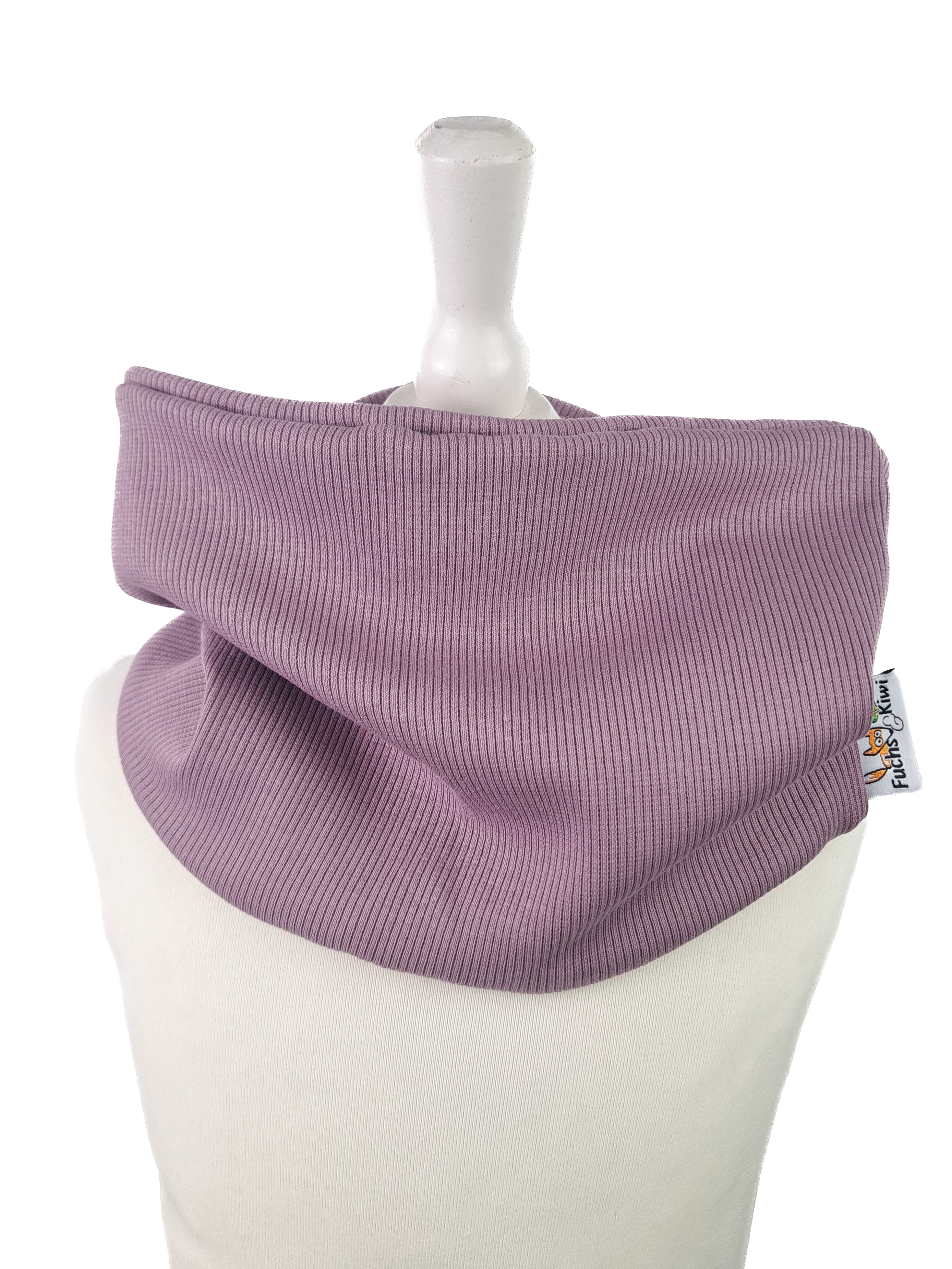 Loop Feinripp mauve