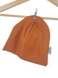 Beanie Feinripp zimt