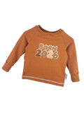 Long-sleeved shirt Born 2026 cinnamon