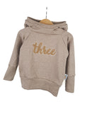 Hoodie Three-Patch sand 86/92