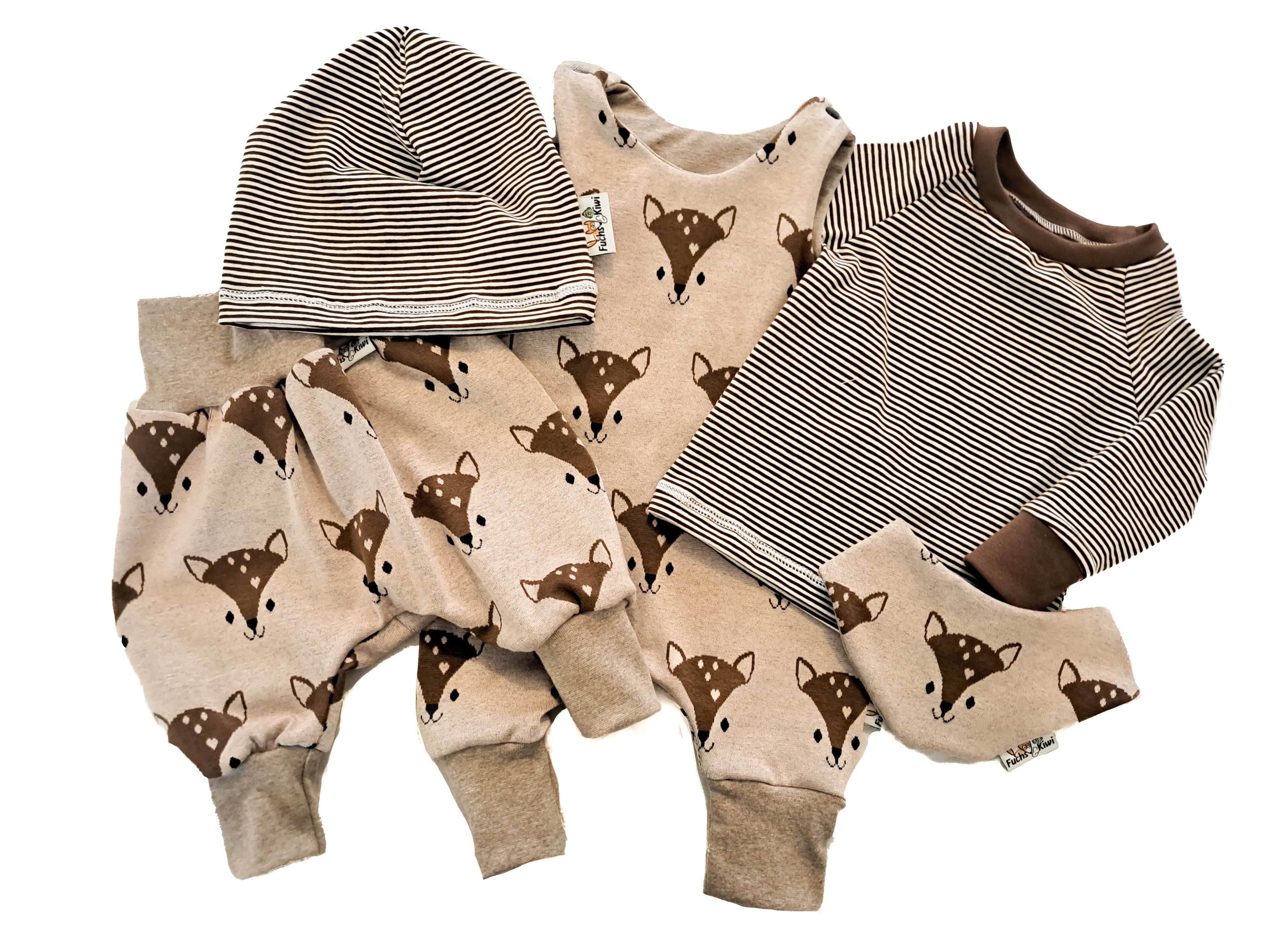 Kleiner Wonneproppen Unisex Strick Fuchsi