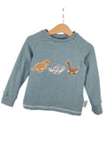 Long-sleeve shirt Dinosaur Favorites patch old mint