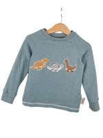 Long-sleeve shirt Dinosaur Favorites patch old mint
