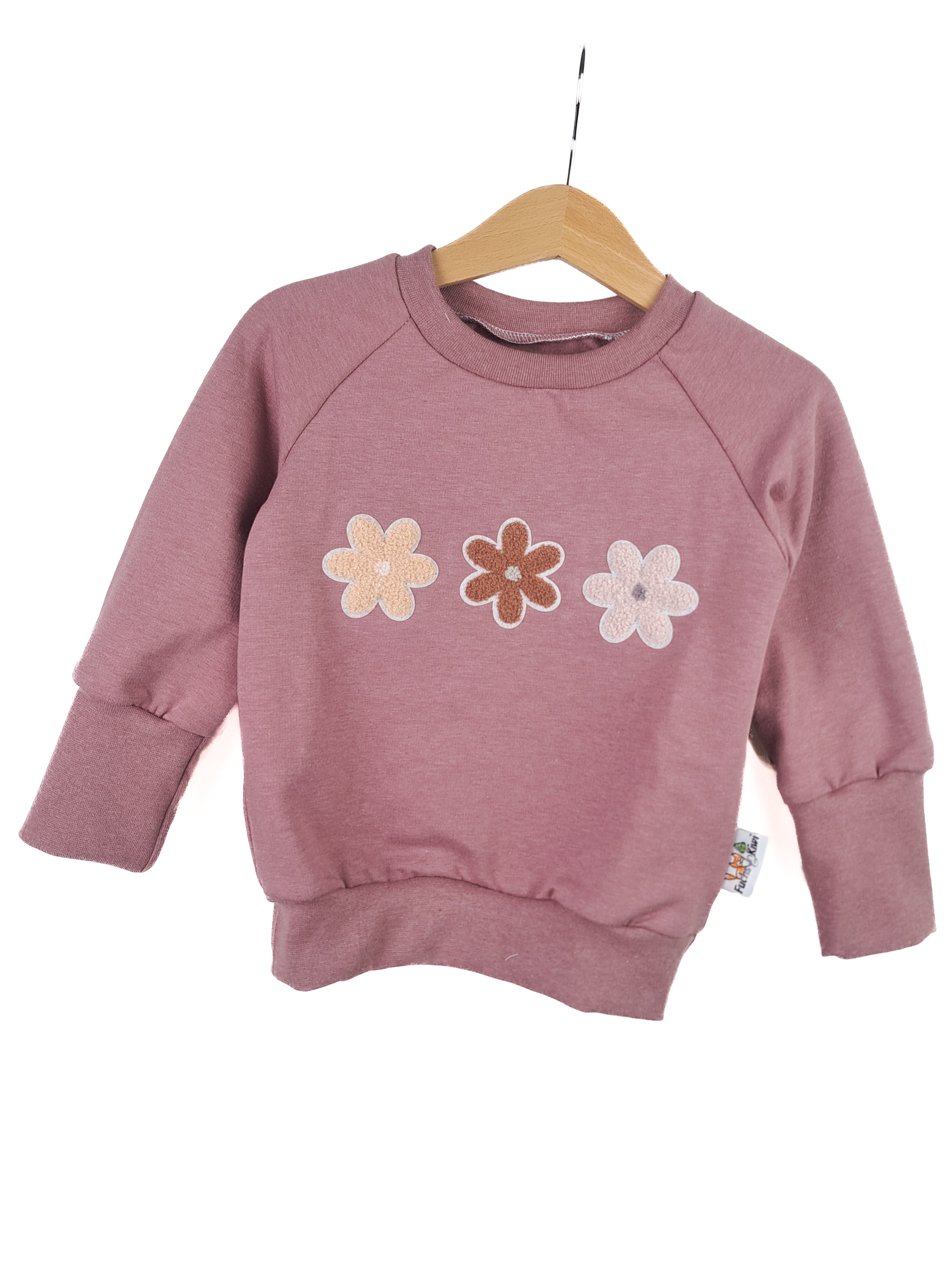 Sweater Flower Darlings Patch Old Rose