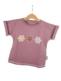 Shirty Blumenlieblinge-Patch altrosa