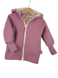 Walkjacke altrosa mit Fuchsi rosa
