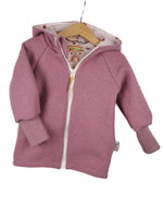Walkjacke altrosa mit Fuchsi rosa