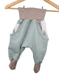 Indi Sweat Pumphose mint mit Bagger creme