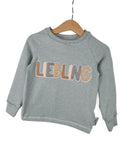 Langarmshirt Liebling-Patch mint