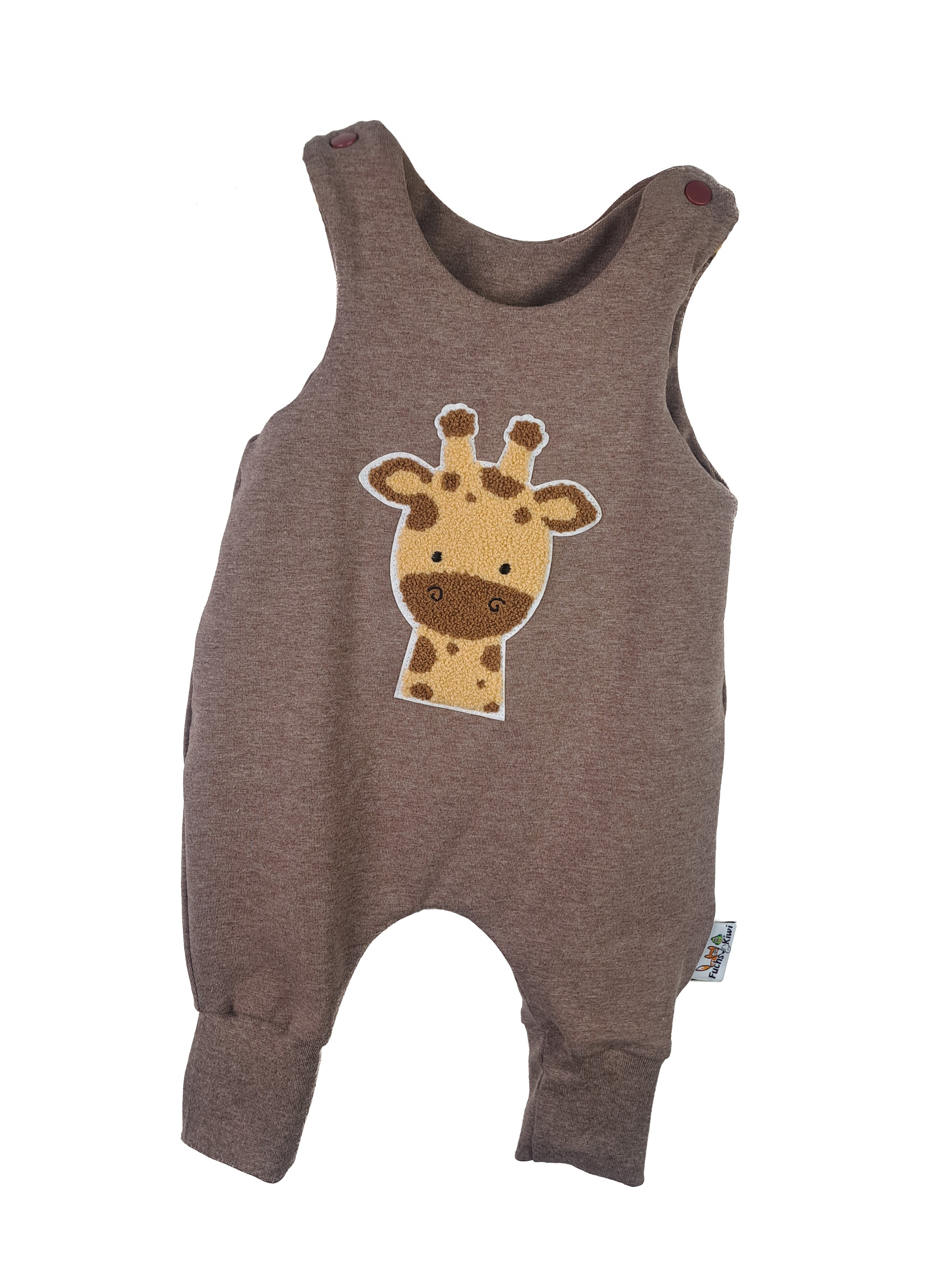 Romper Giraffe Head Patch