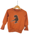 Pullover T-Rex Patch khaki/rust