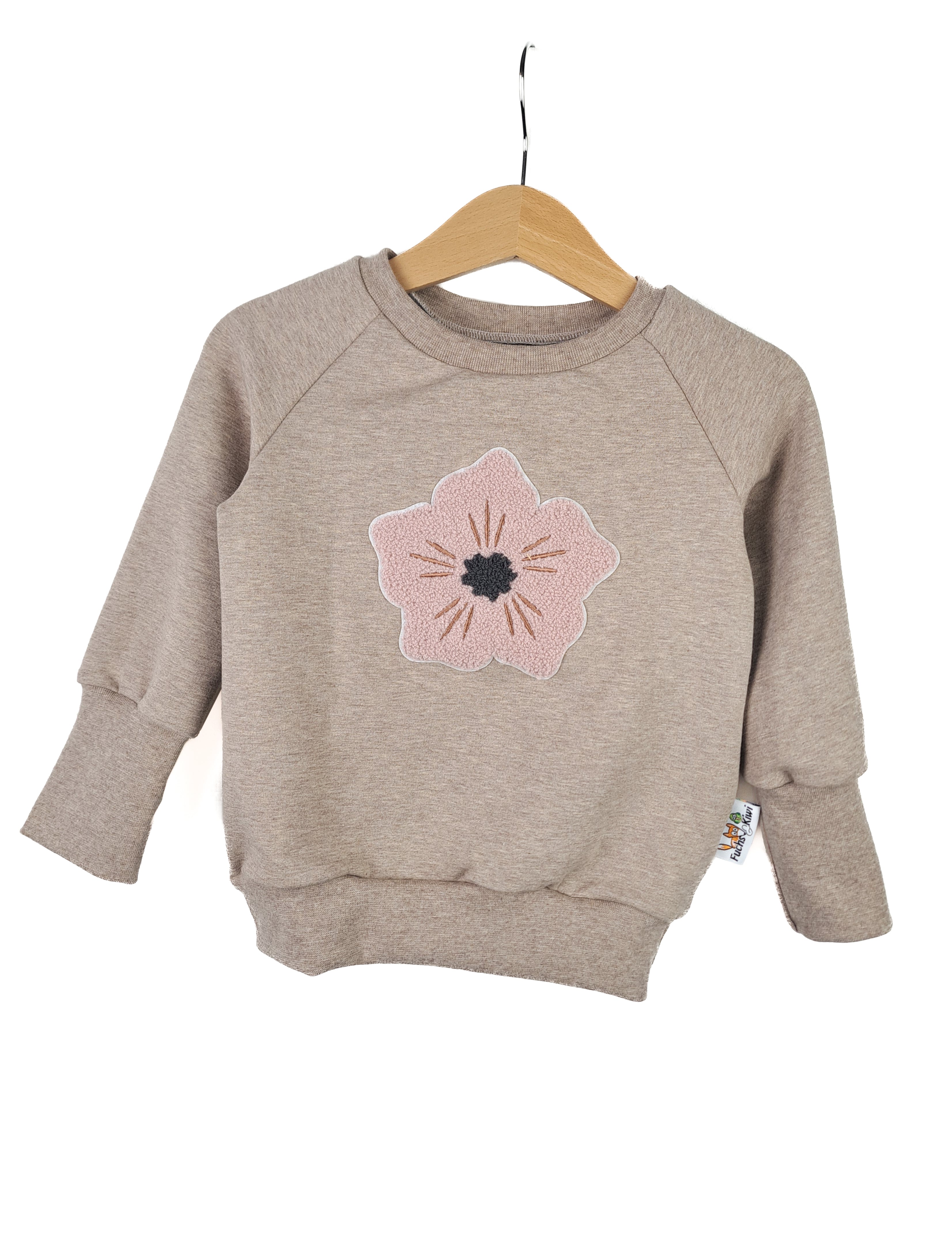 Pullover Blumentraum-Patch sand