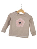 Langarmshirt Blumentraum-Patch sand