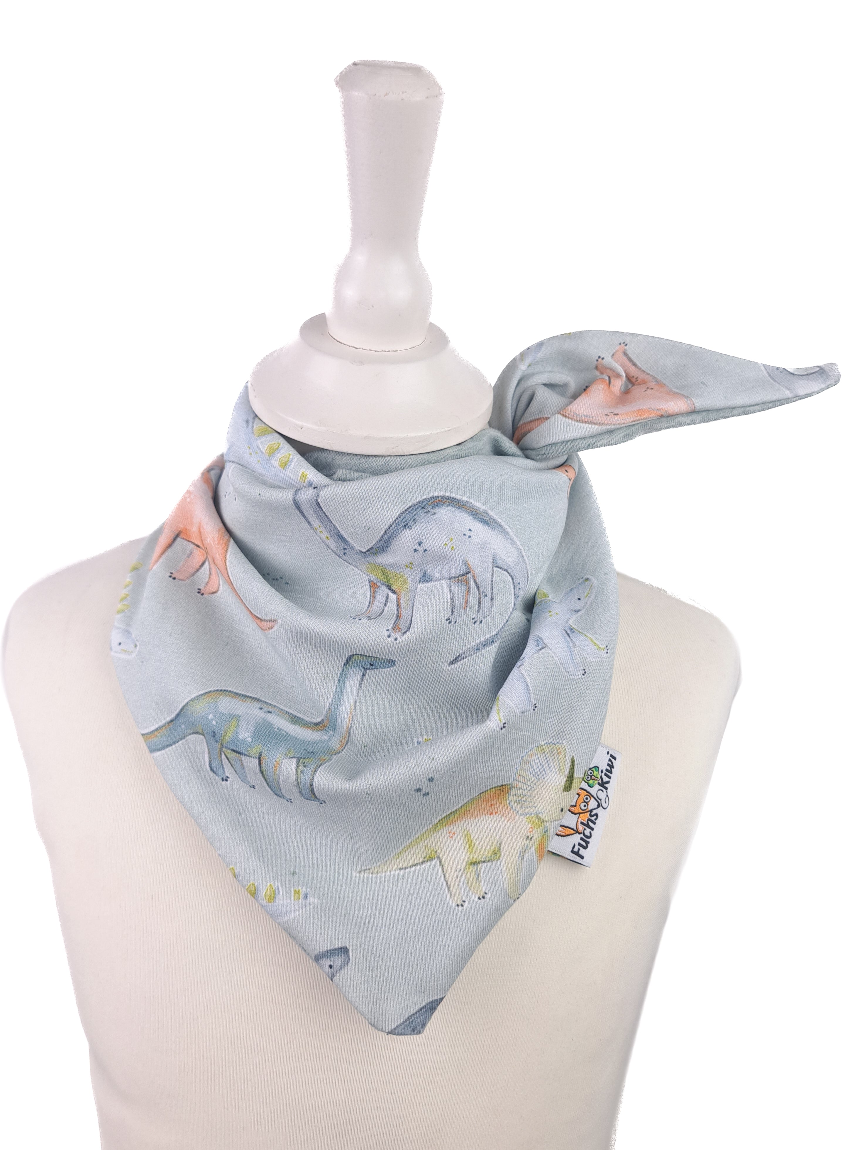 Tie-On Scarf Dino Love
