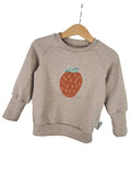 Pullover Erdbeere-Patch sand