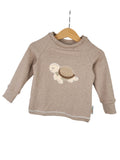 Long-sleeve shirt turtle patch sand