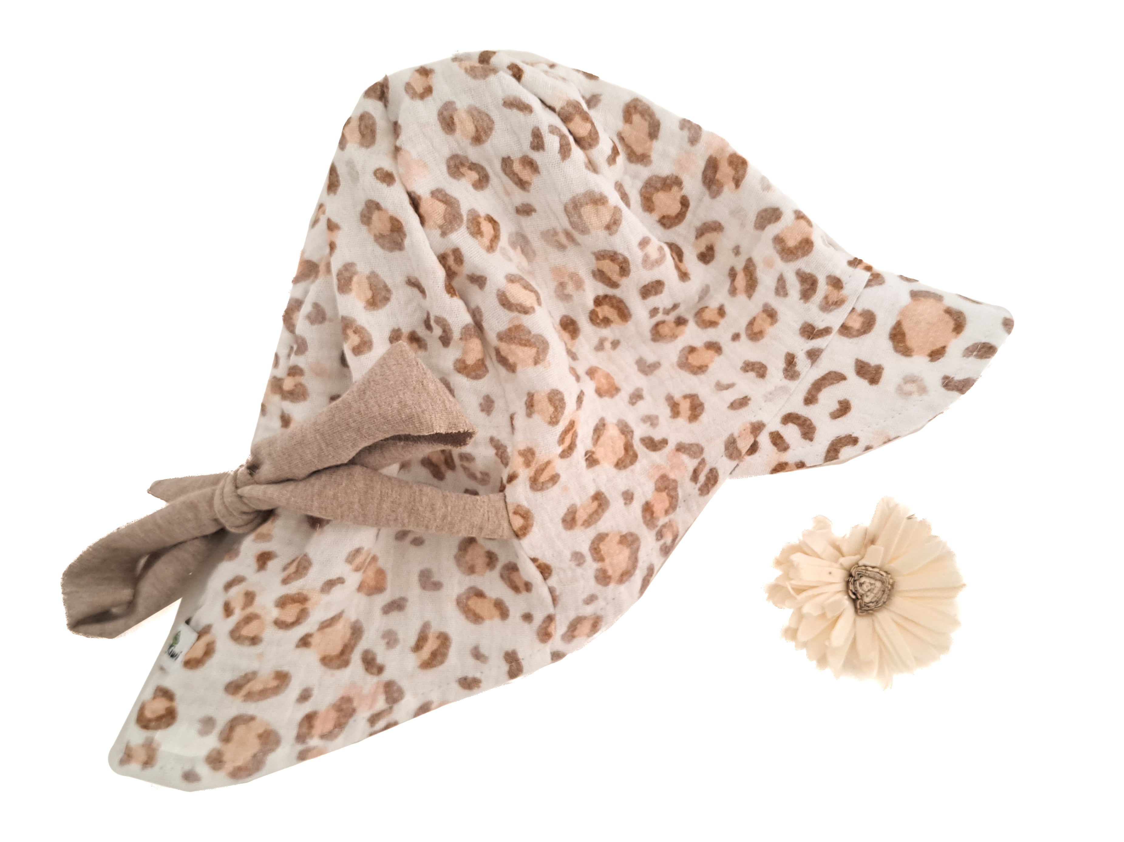 Sommerhut Musselin Leo creme M