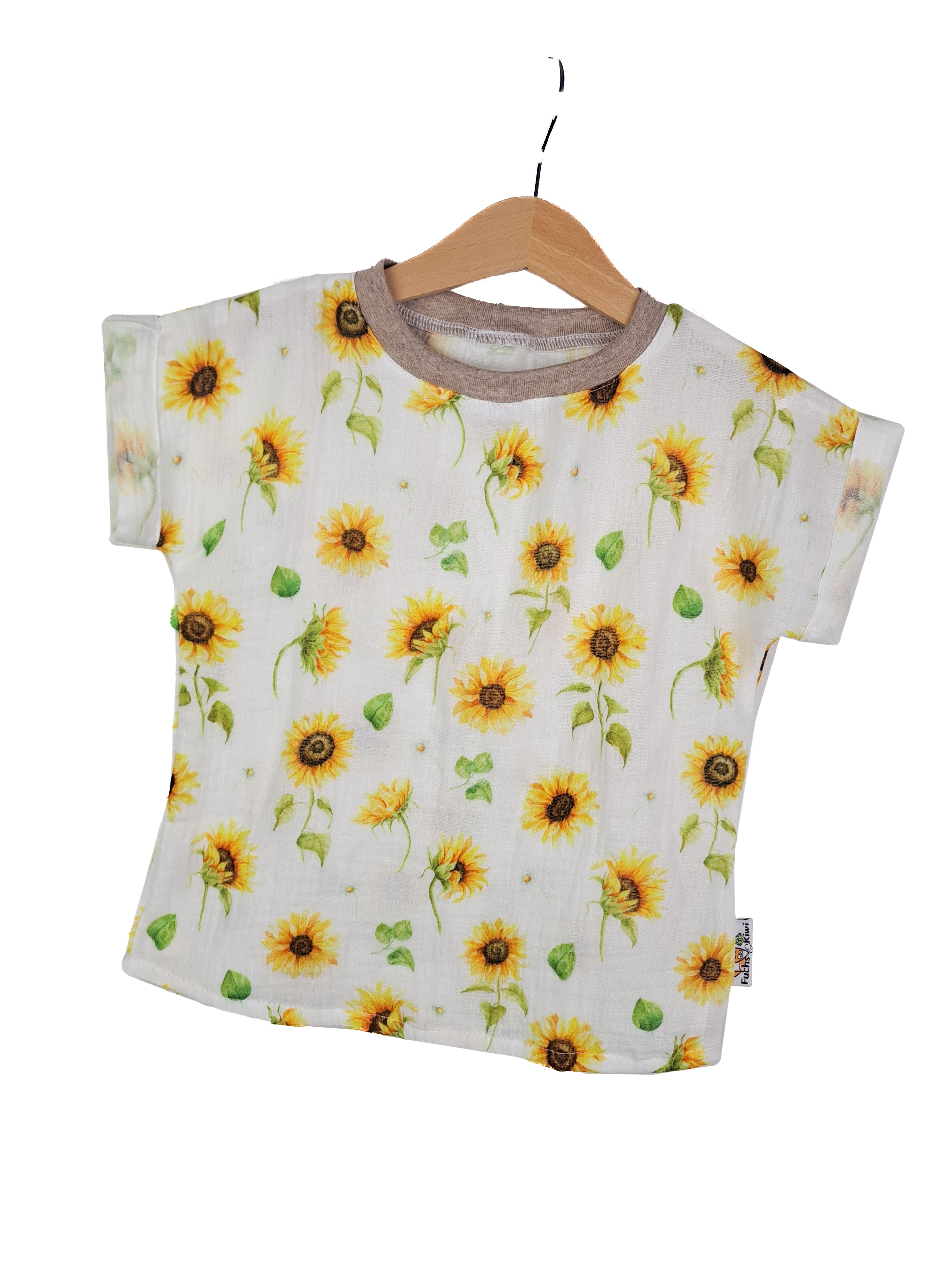 Shirty Musselin Sonnenblumen 110/116