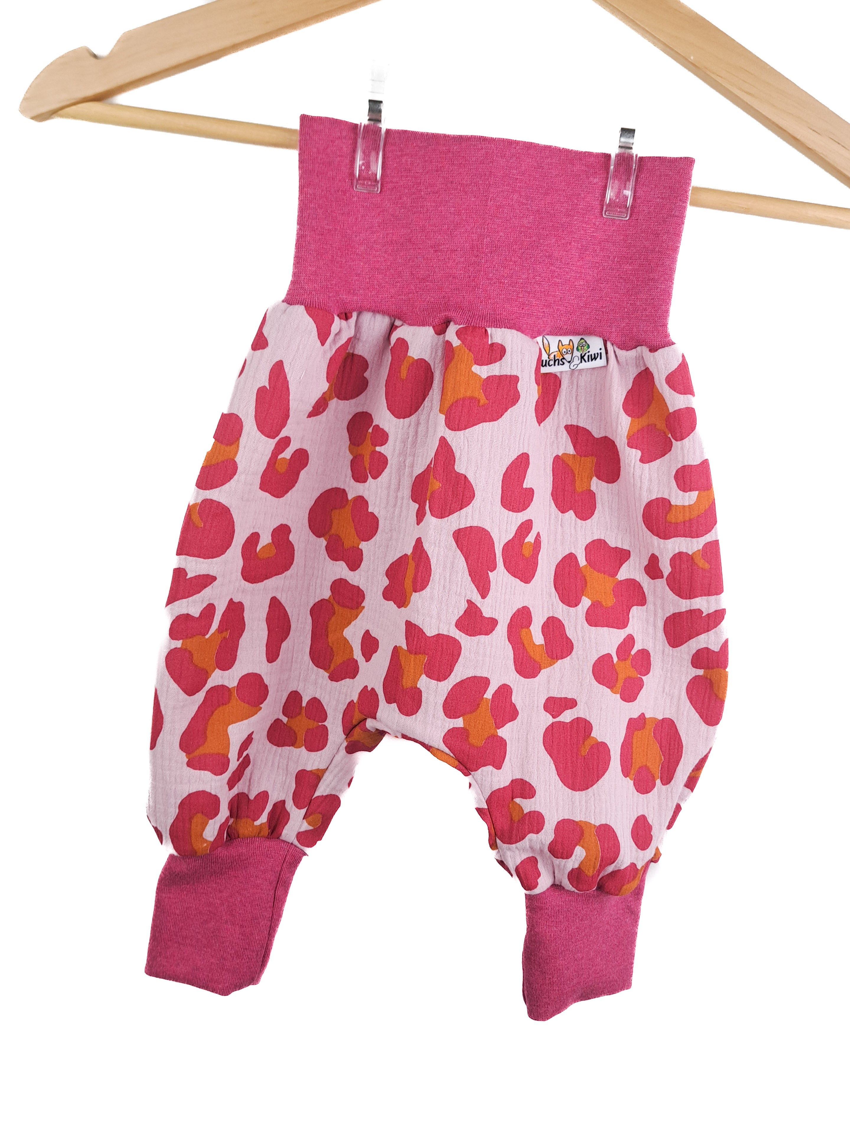 Pumphose Musselin Leo pink 122/128