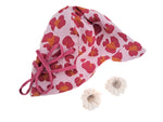 Sommerhut Musselin Leo pink