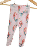 Leggings Meerjungfrauen rosa