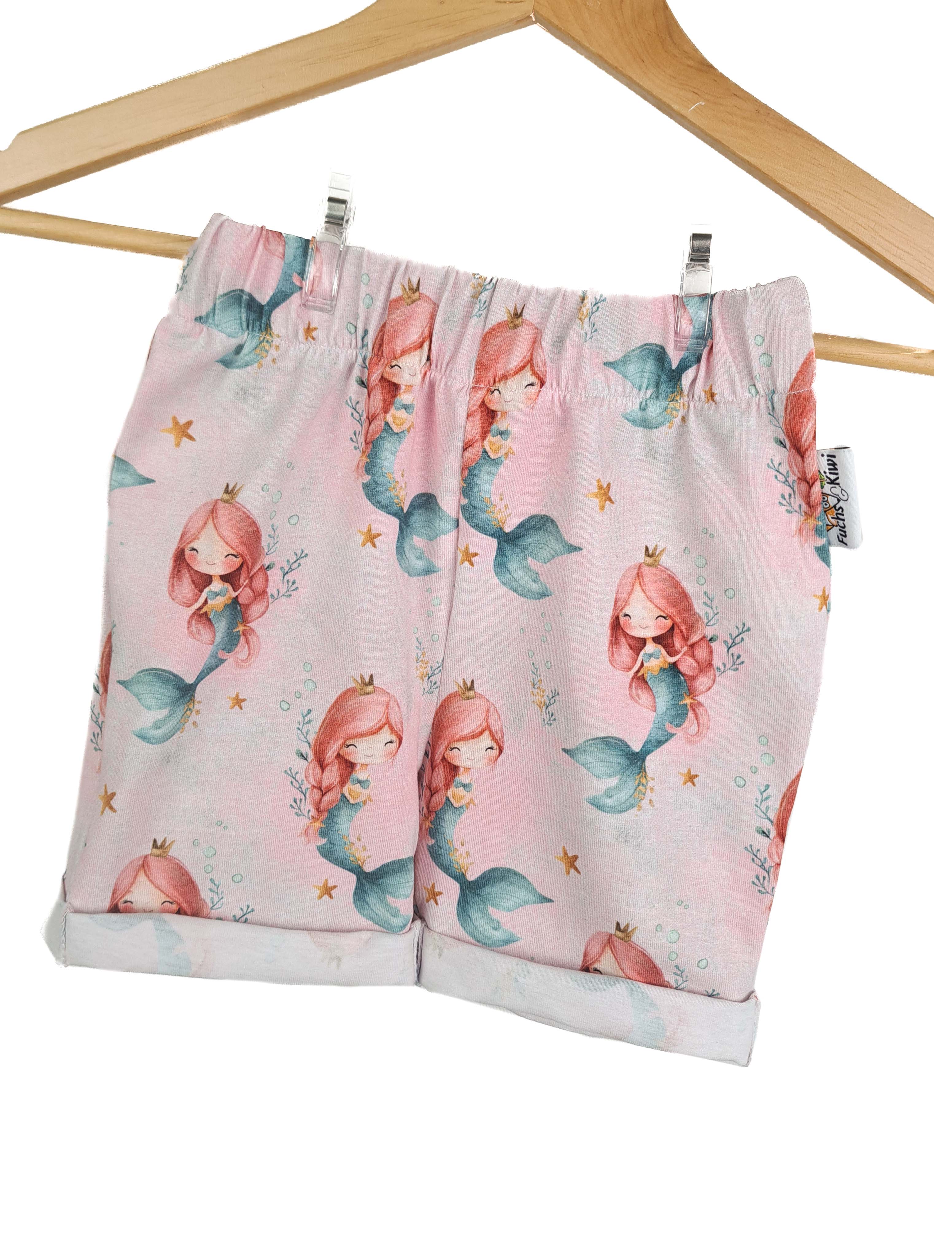 Kurze Shorts Meerjungfrauen rosa