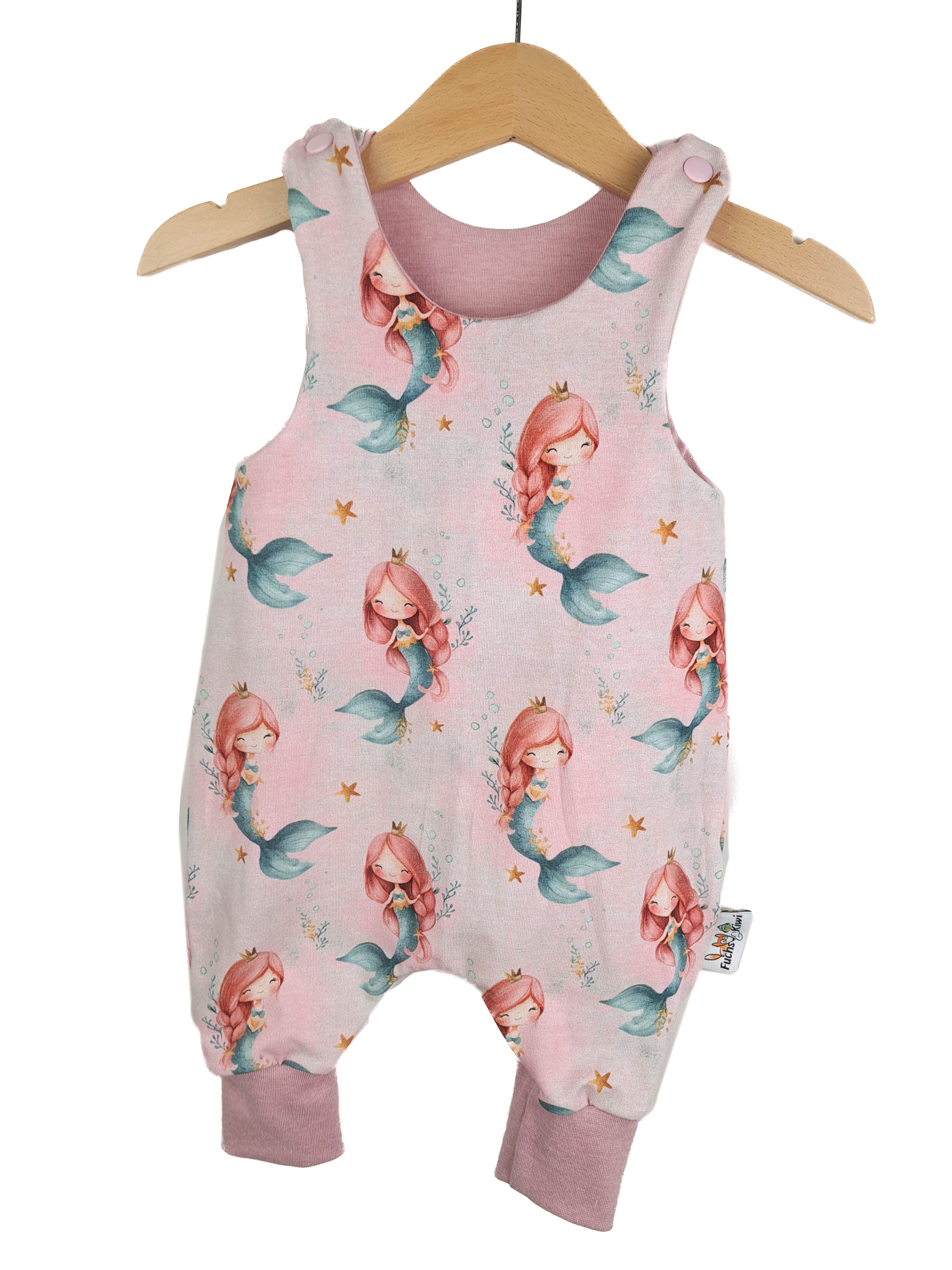Strampler Meerjungfrauen rosa