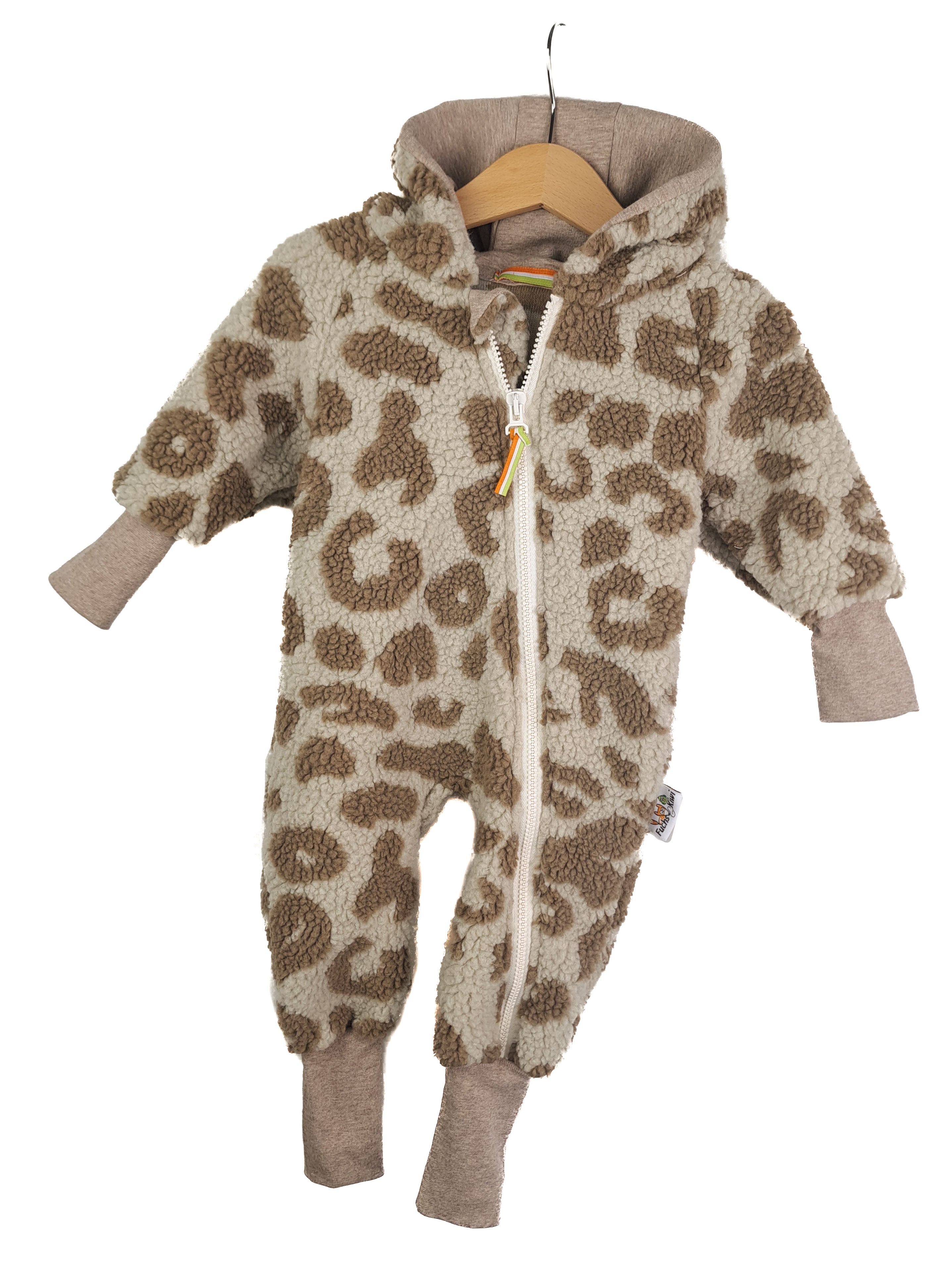 Overall aus Fleece Leo sand 86/92