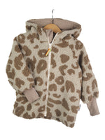 Jacke aus Fleece Leo sand