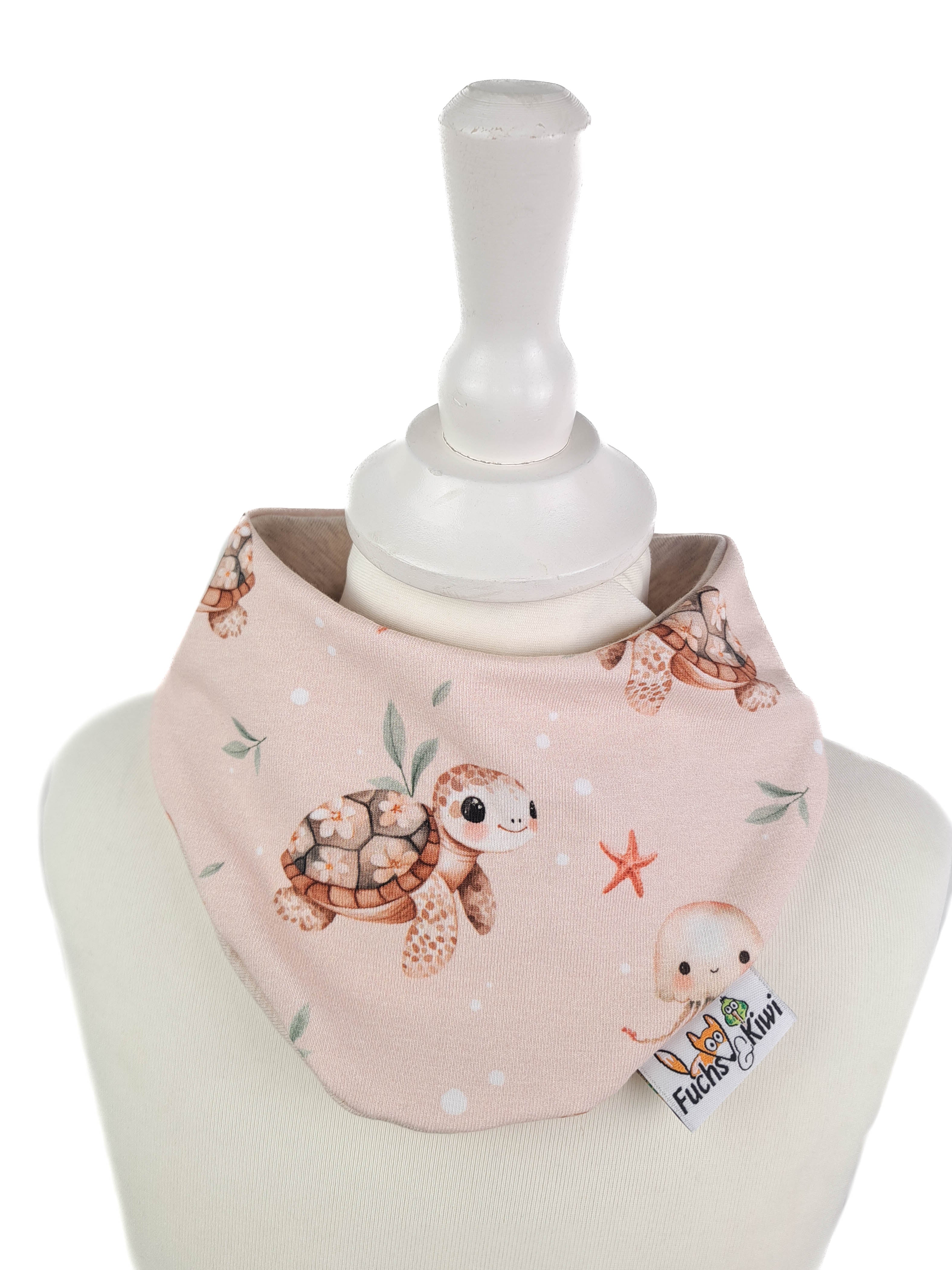 Neck gaiter underwater world sand