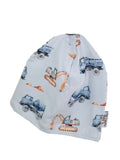 Beanie Baustelle blau