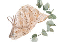 Sommerhut Musselin Blätter & Blumen S