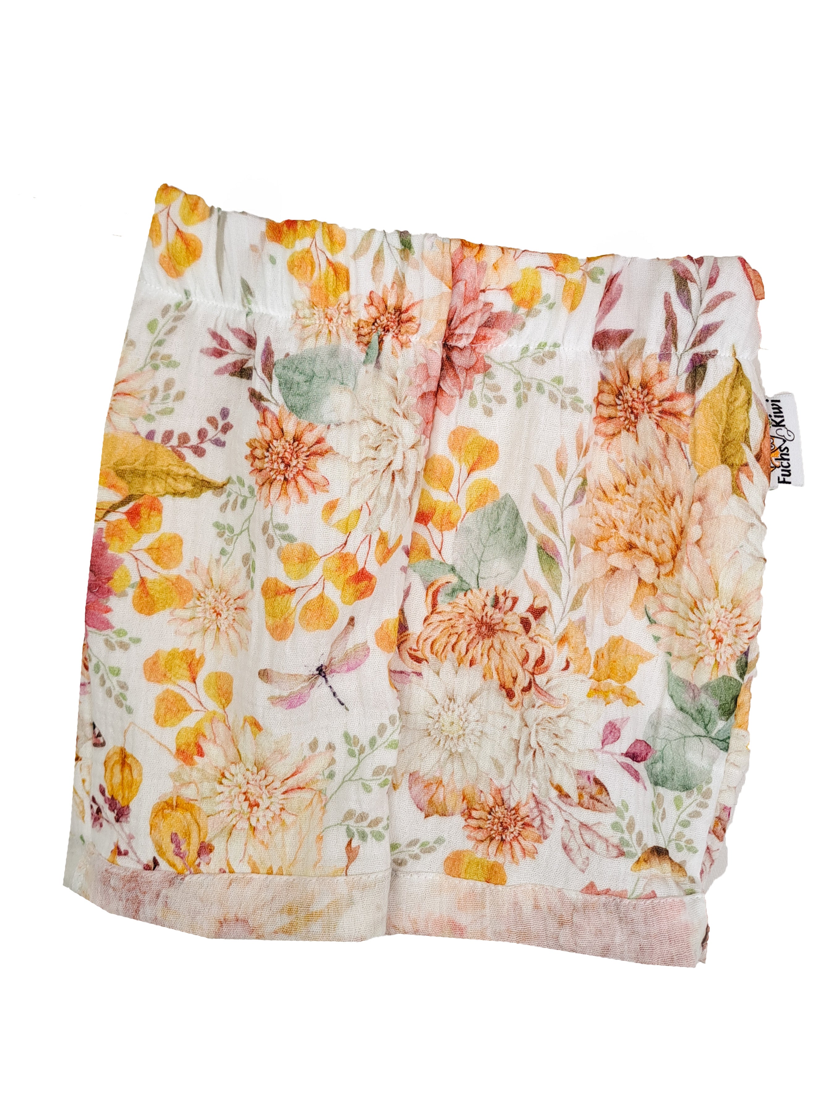 Kurze Shorts Musselin Bütenzauber 86/92