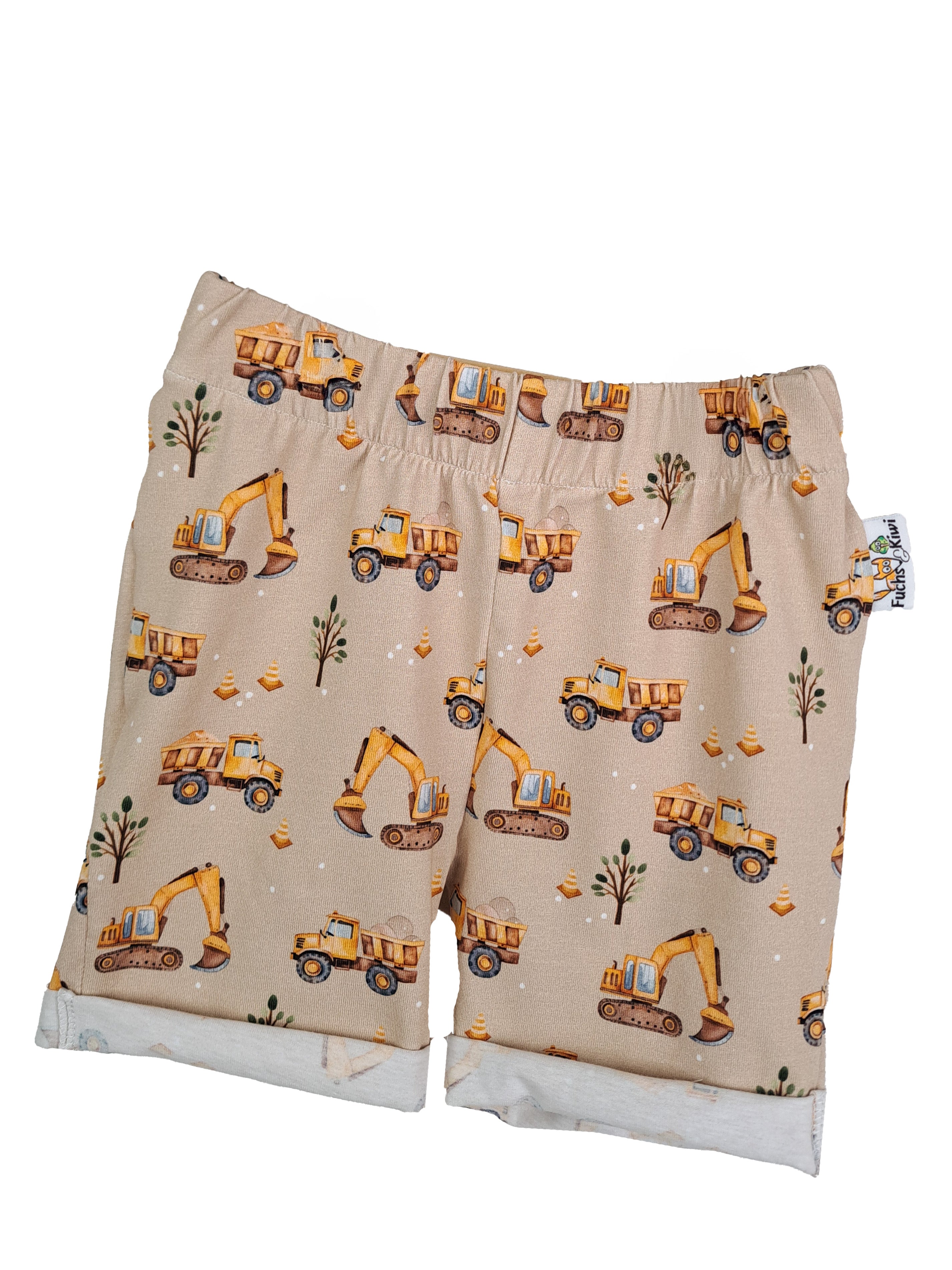 Kurze Shorts Baustelle sand