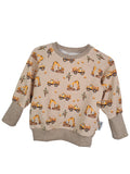 Pullover Baustelle sand 86/92