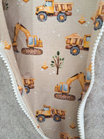 Walkoverall sand meliert mit Baustelle sand