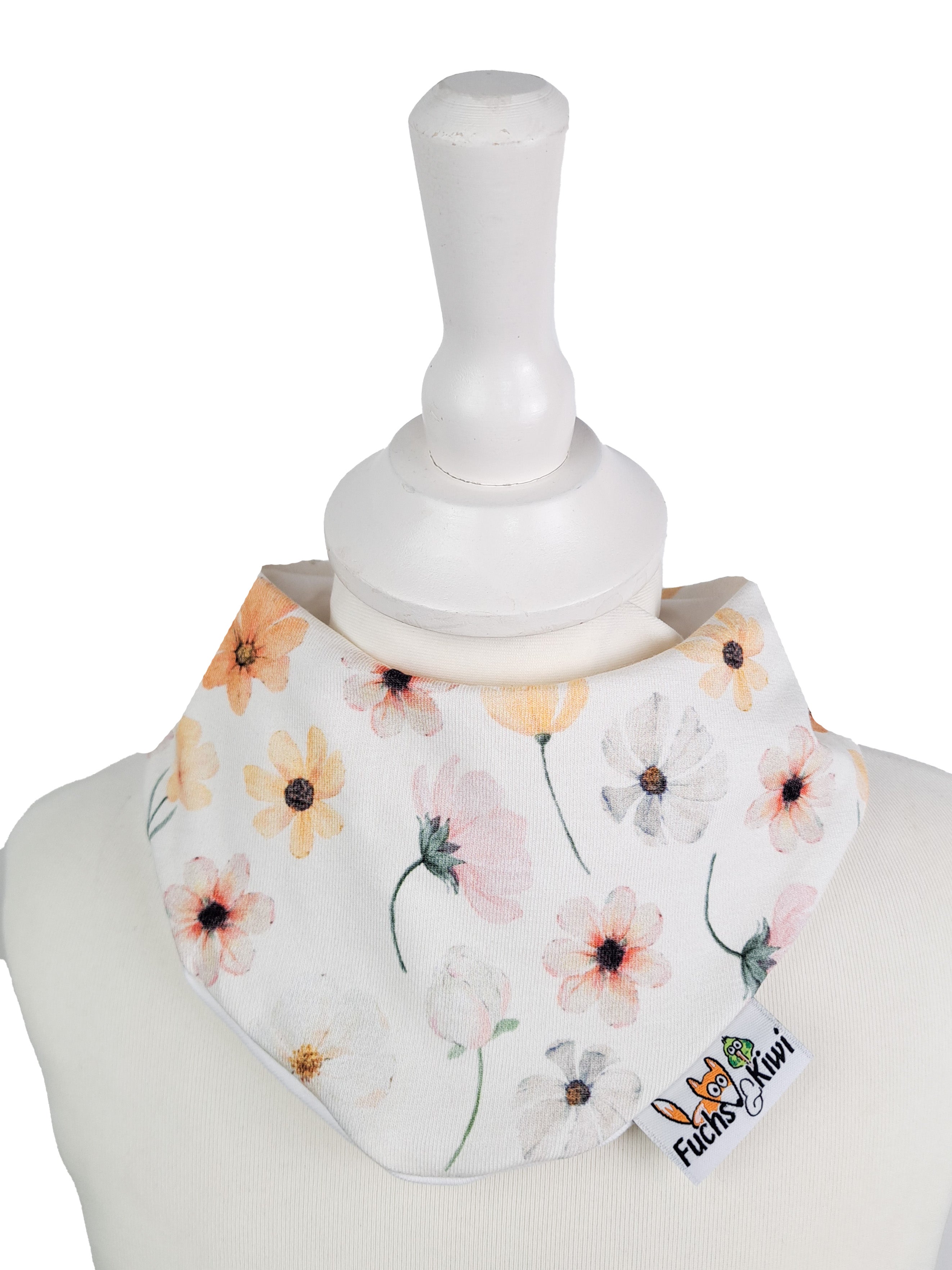 Halstuch Sommerblumen pastell