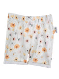Kurze Shorts Sommerblumen pastell 74/80