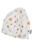 Beanie Sommerblumen pastell 46-48