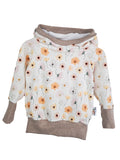 Hoodie Sommerblumen pastell 86/92