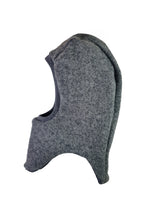 Schlupfmütze aus Merino Wollfleece grau