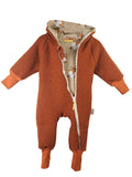 Walkoverall rost mit Fuchsi sand 98/104