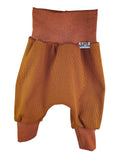 Harem Pants Fine Rib Cinnamon
