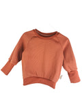Pullover Feinripp rost 86/92