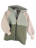 Jacke aus Fleece Colorblock-Farbkombi 5