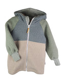 Jacke aus Fleece Colorblock-Farbkombi 4