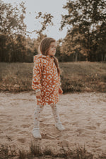 Jacke aus Fleece Leo apricot