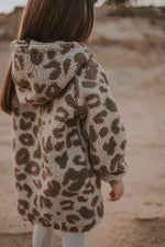 Jacke aus Fleece Leo sand