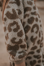 Jacke aus Fleece Leo sand